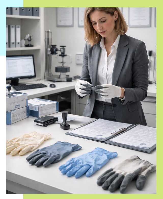 Сертификация перчаток в Новошахтинске от 8854 р. | Алешин-Нвш