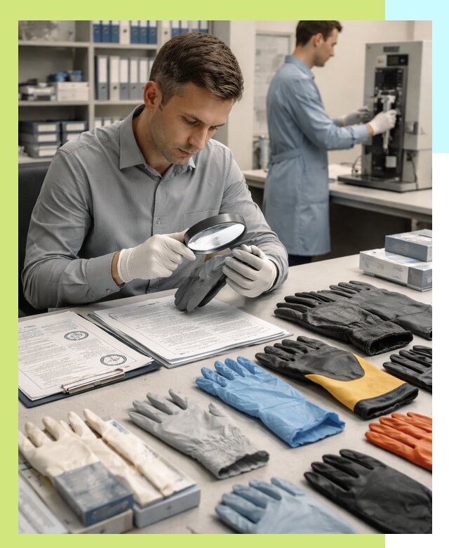 Сертификация перчаток и средств защиты продукции в Новошахтинске