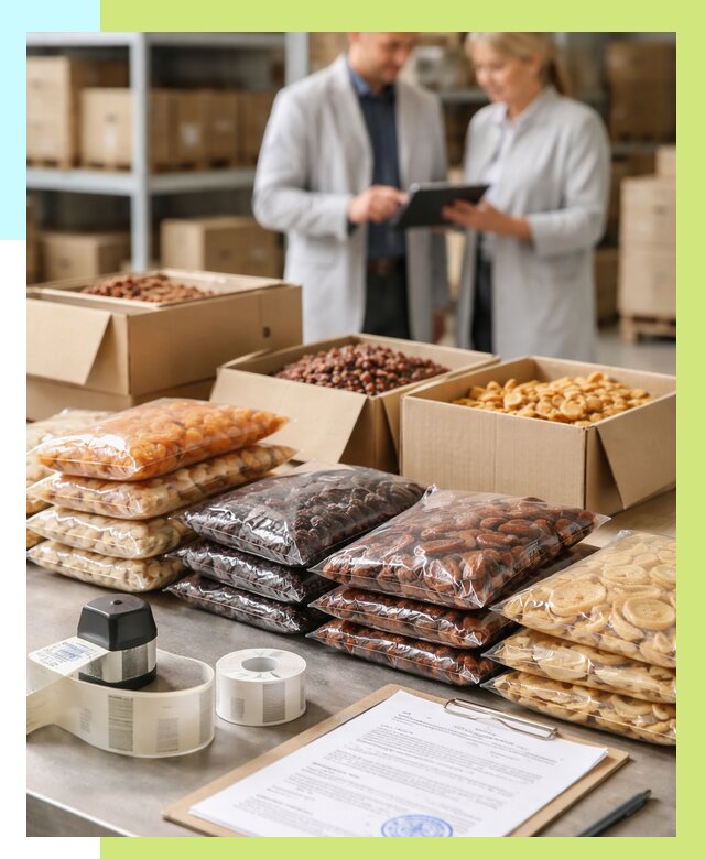 Сертификация сухофруктов в Новошахтинске от 12499 р. | Алешин-Нвш под ключ