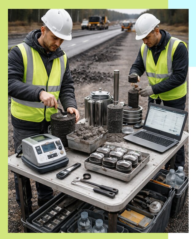 Сертификация асфальта: испытания и подтверждение в Новошахтинске