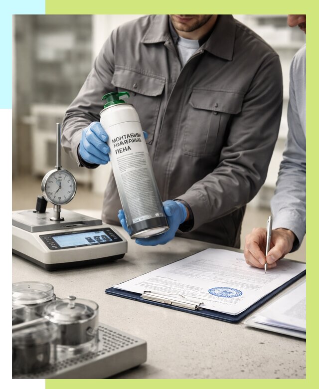 Сертификация монтажной пены в Новошахтинске от 15624 р. | Алешин-Нвш