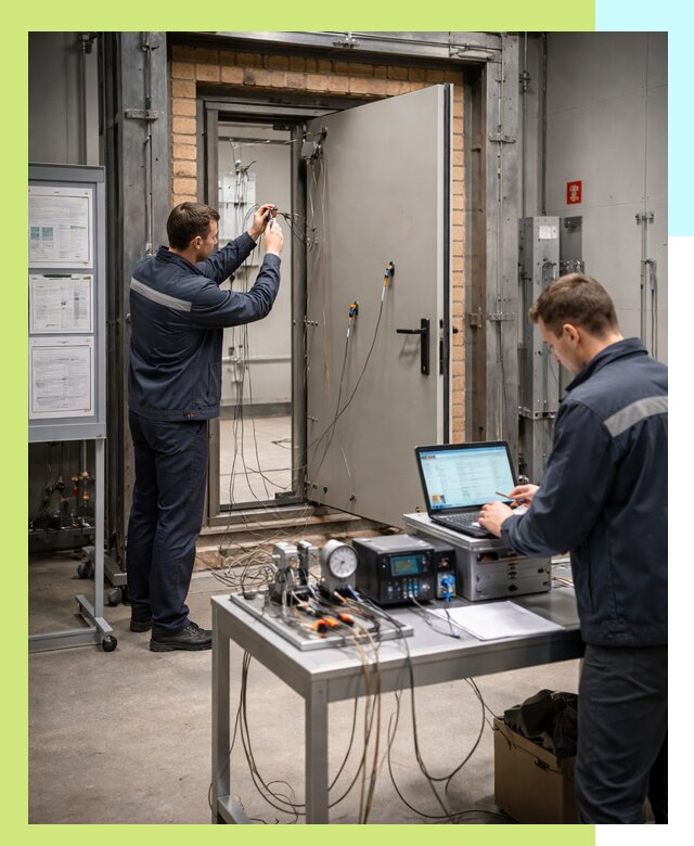 Сертификация противопожарных дверей в Новошахтинске по ГОСТ и ТР