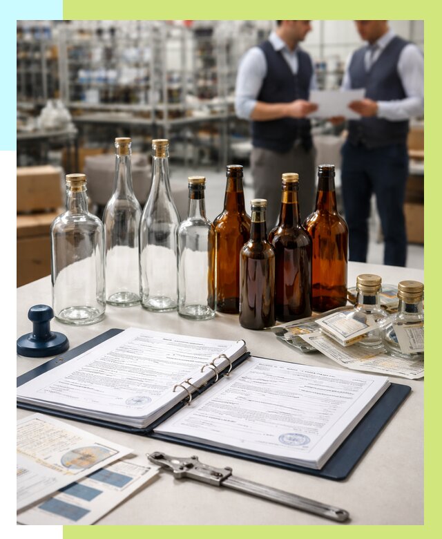 Сертификация стеклянных бутылок в Новошахтинске от 26040 р. | Алешин-Нвш