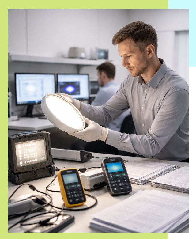 Сертификация светильников в Новошахтинске: испытания и оформление