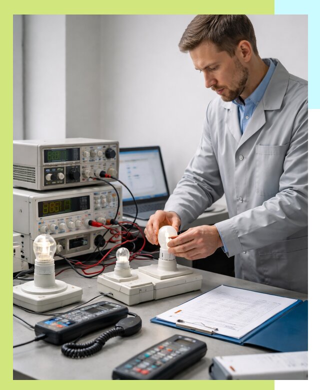 Сертификация ламп и светильников в Новошахтинске по нормативам