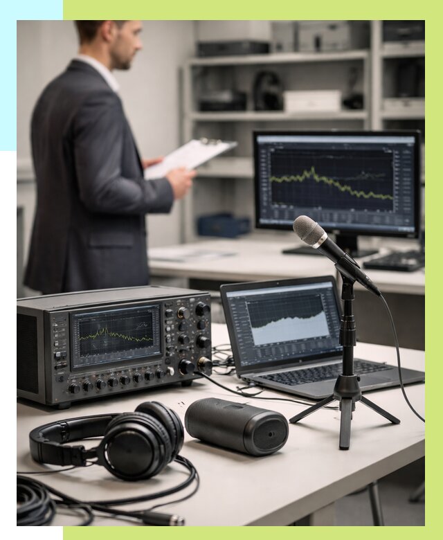 Сертификация аудиотехники в Новошахтинске от 15624 р., Алешин-Нвш