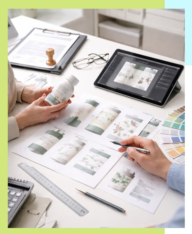 Профессиональная разработка дизайна и текста этикетки продукции в Новошахтинске