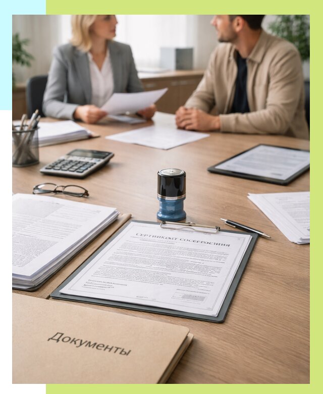 Сертификат соответствия на продукцию в Новошахтинске от 15624 р.|Алешин-Нвш