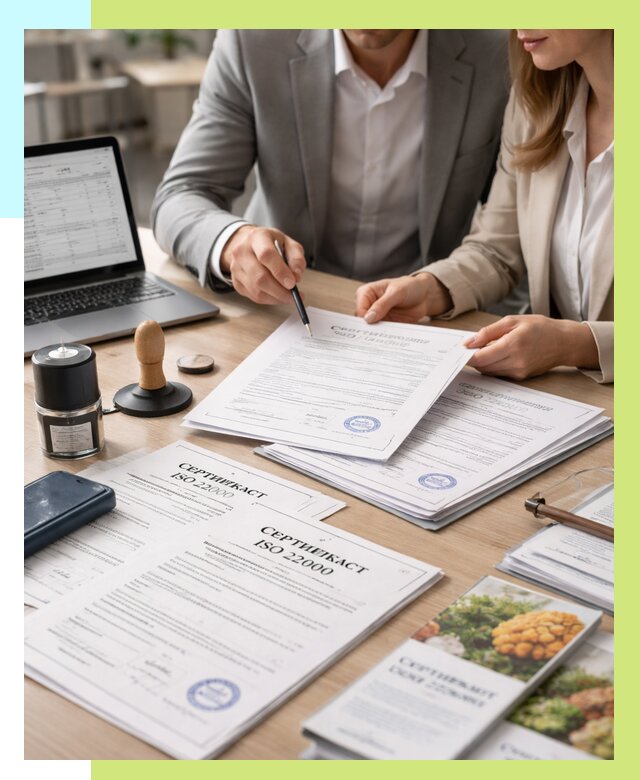 Сертификат ISO 22000 в Новошахтинске от 41664 р. под ключ | Алешин-Нвш