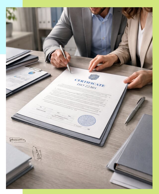 Сертификат ISO 22301 в Новошахтинске от 46872 р. | Алешин-Нвш срочно